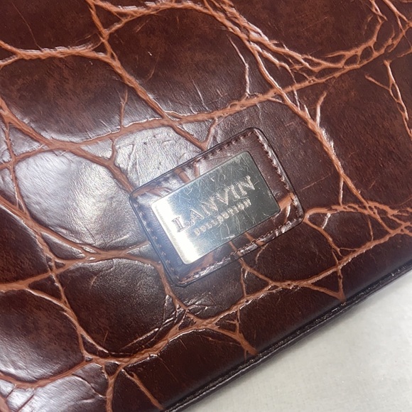 Lanvin brown leather handbag - Picture 2 of 10